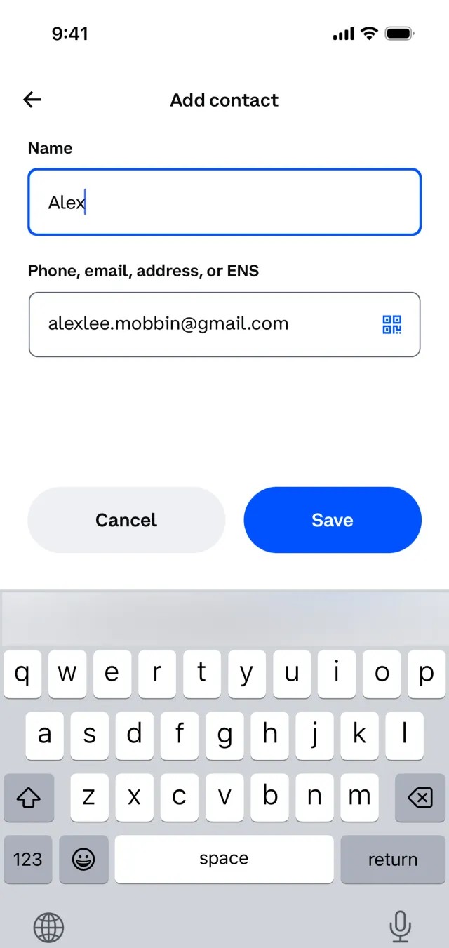 Coinbase — Fintech скриншот интерфейса
