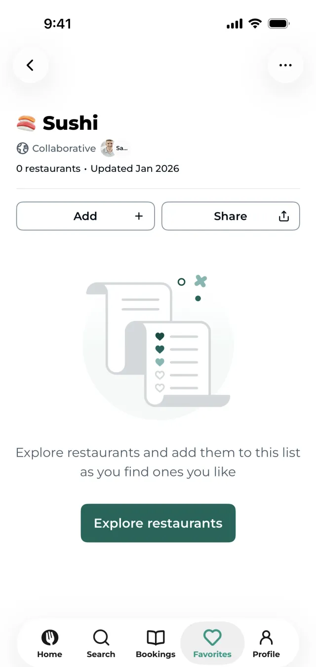 TheFork — Food & Drink скриншот интерфейса