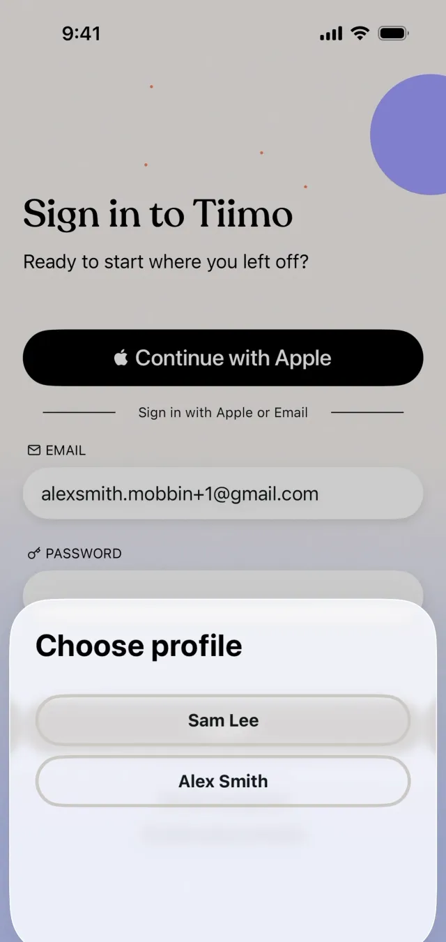 Tiimo — Productivity скриншот интерфейса