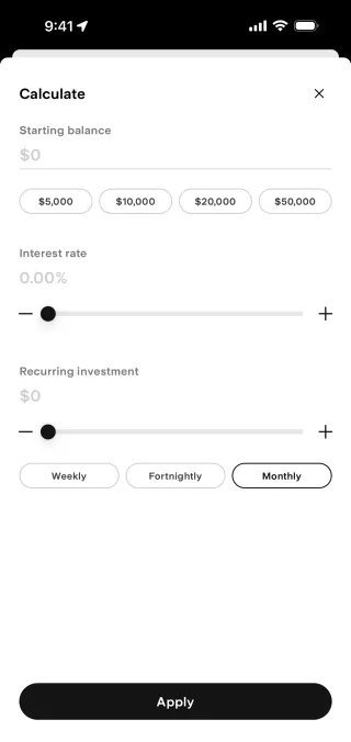 Stake — Fintech скриншот интерфейса