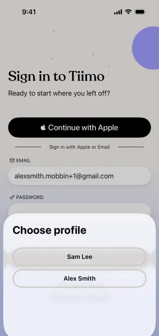 Tiimo — Productivity скриншот интерфейса