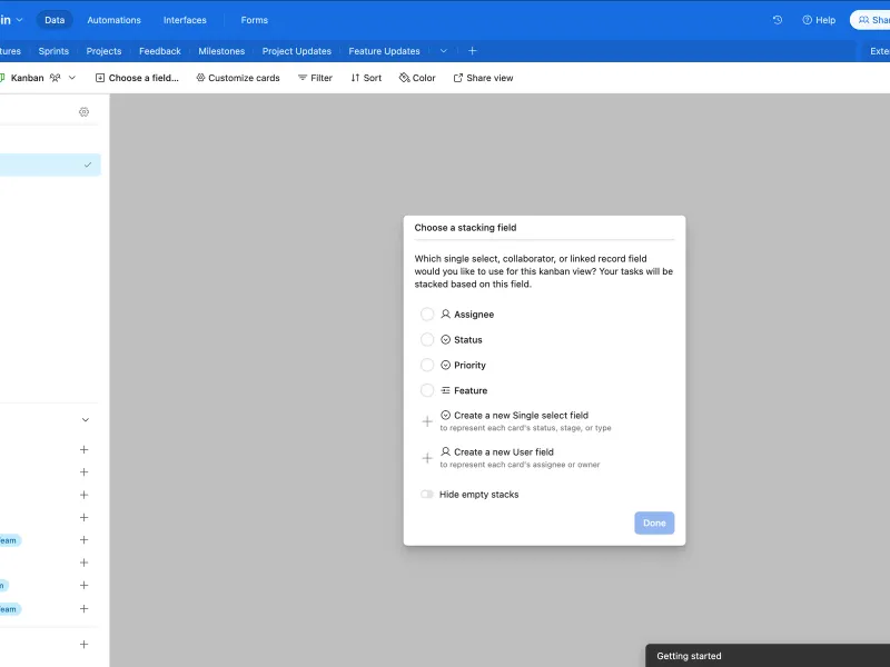 Airtable — Productivity скриншот интерфейса