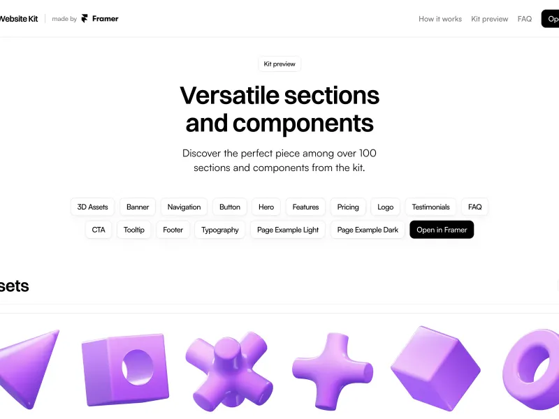Framer — Design скриншот интерфейса