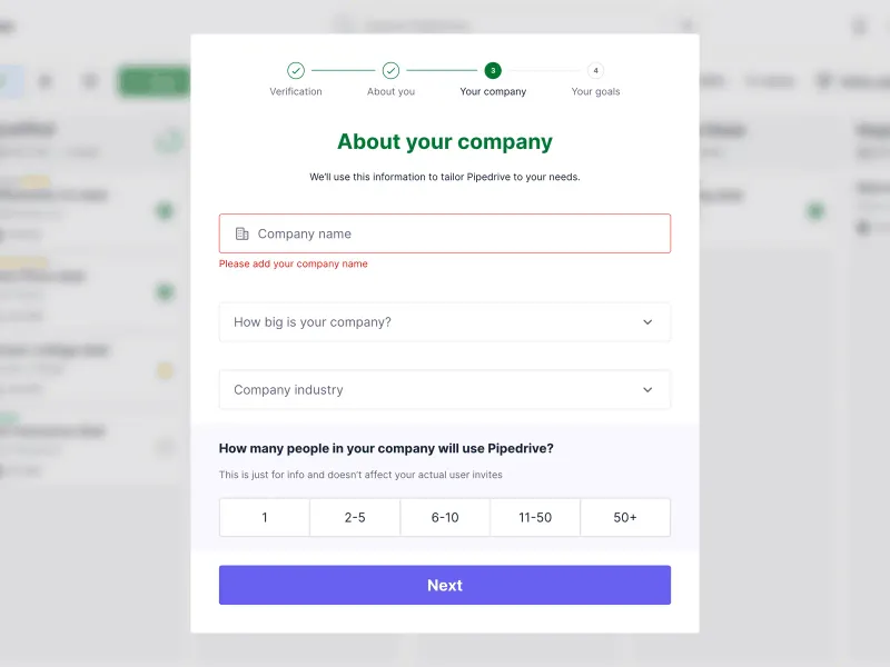Pipedrive — CRM скриншот интерфейса