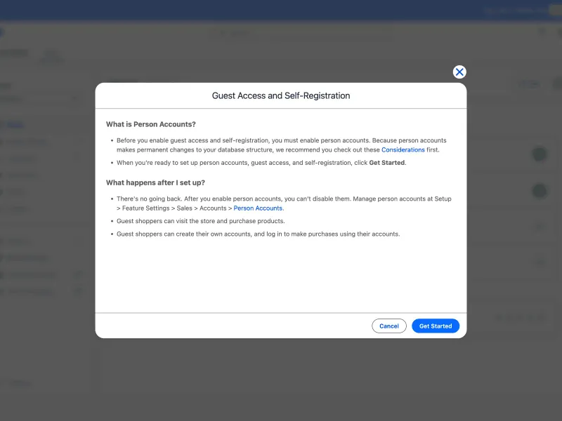 Salesforce — CRM скриншот интерфейса