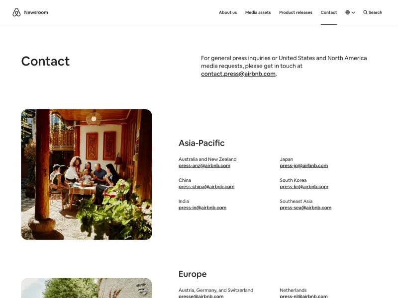 Airbnb — Travel скриншот интерфейса