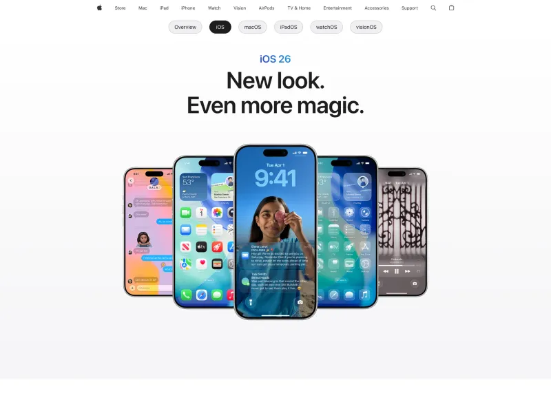 Apple — Technology скриншот интерфейса