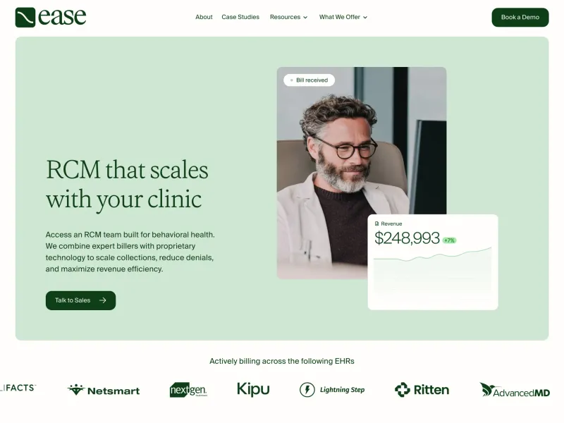 Ease — Health скриншот интерфейса