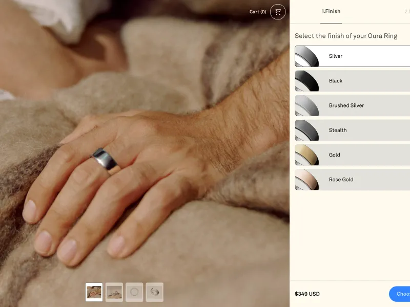 Oura Ring — Health скриншот интерфейса