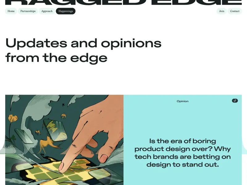 Ragged Edge — Design скриншот интерфейса