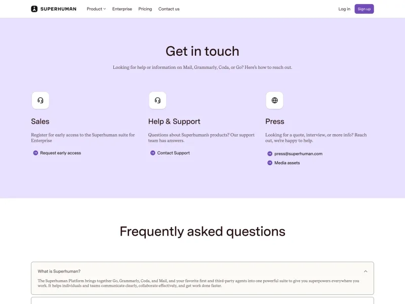 Superhuman — Productivity скриншот интерфейса