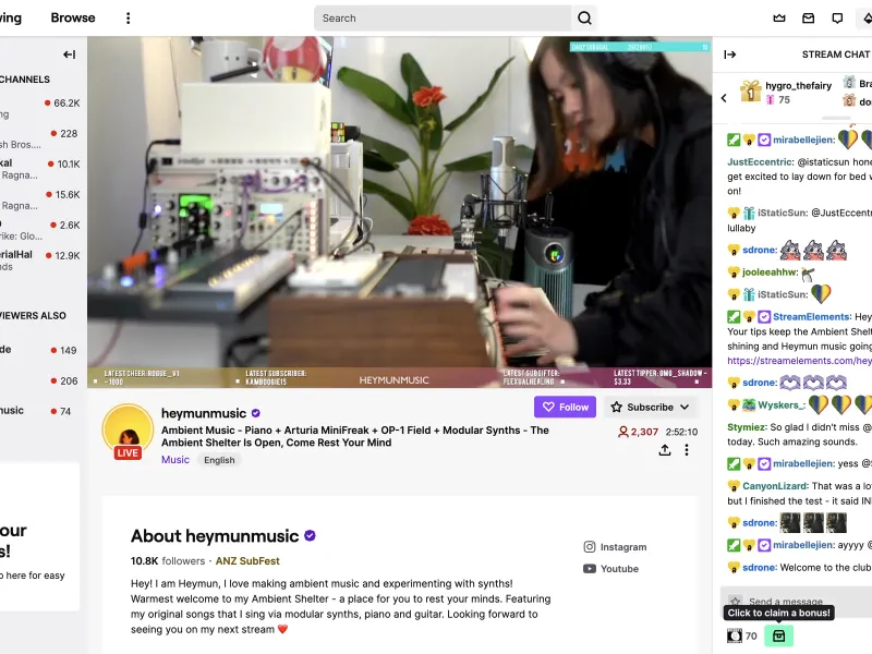 Twitch — Entertainment скриншот интерфейса