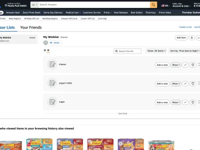 Amazon — E-commerce скриншот интерфейса