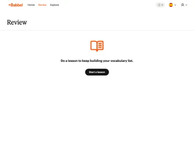 Babbel — Education скриншот интерфейса