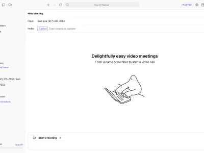 Dialpad — Communication скриншот интерфейса