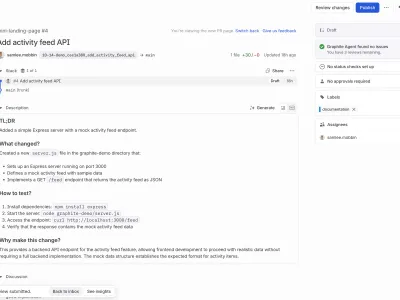 Graphite — Developer Tools скриншот интерфейса