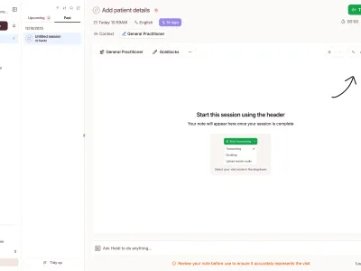 Heidi — Health скриншот интерфейса