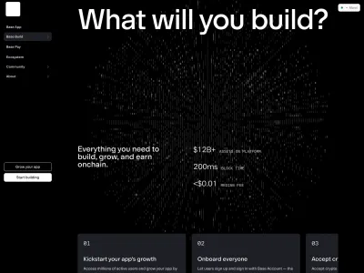 Base — Fintech скриншот интерфейса