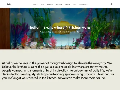Bella — E-commerce скриншот интерфейса