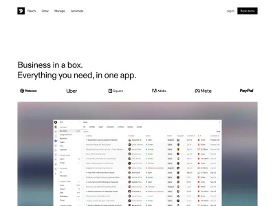 Bird — CRM скриншот интерфейса