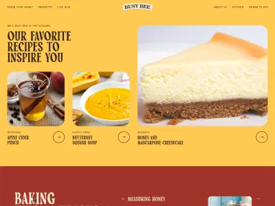 Busy Bee Honey — Food & Drink скриншот интерфейса