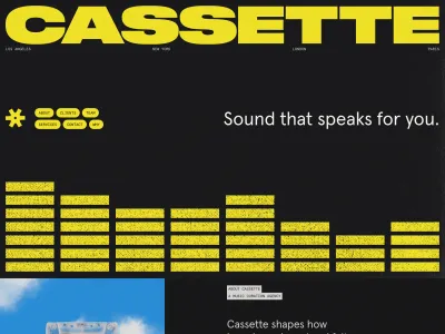 Cassette — Entertainment скриншот интерфейса