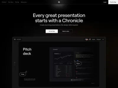 Chronicle — Productivity скриншот интерфейса