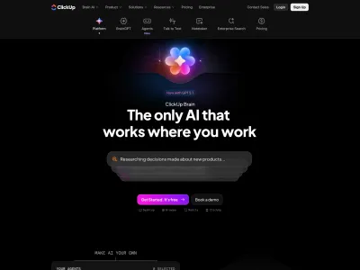 ClickUp — Productivity скриншот интерфейса