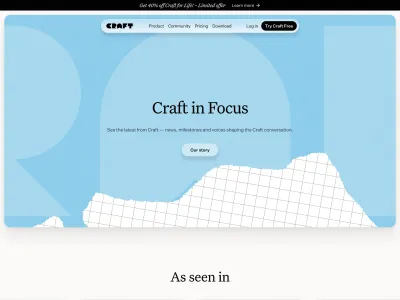 Craft — Productivity скриншот интерфейса