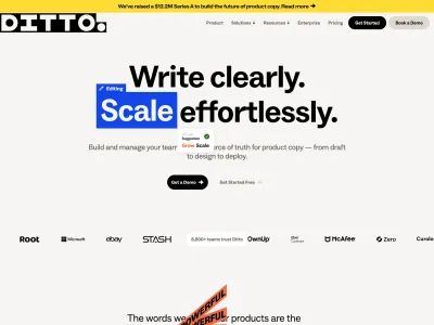 Ditto — Productivity скриншот интерфейса