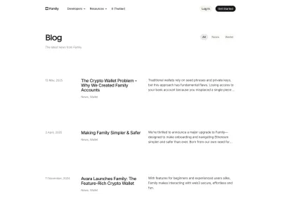 Family — Fintech скриншот интерфейса