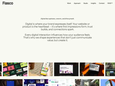 Fiasco — Design скриншот интерфейса