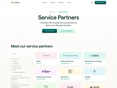 Lattice — HR скриншот интерфейса