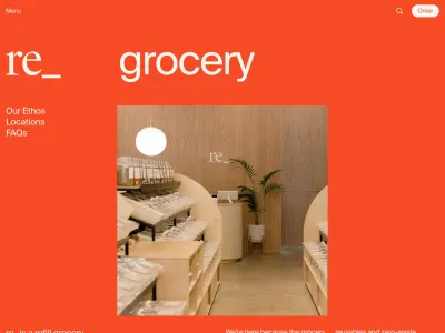 re_ — E-commerce скриншот интерфейса