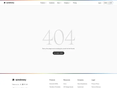 Speakeasy — Developer Tools скриншот интерфейса