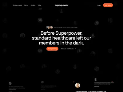 Superpower — Health скриншот интерфейса
