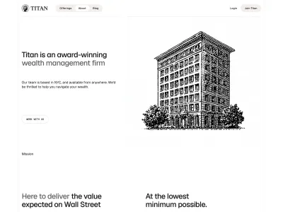 Titan — Fintech скриншот интерфейса