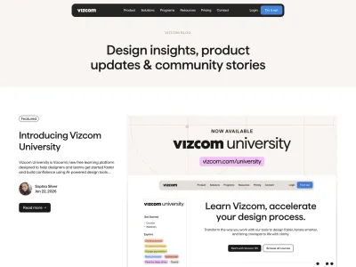Vizcom — AI & ML скриншот интерфейса