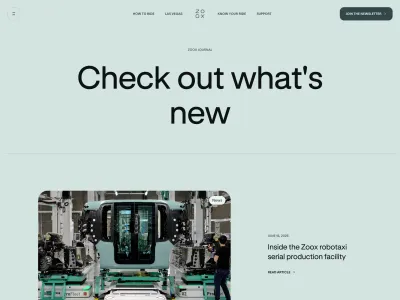 Zoox — AI & ML скриншот интерфейса