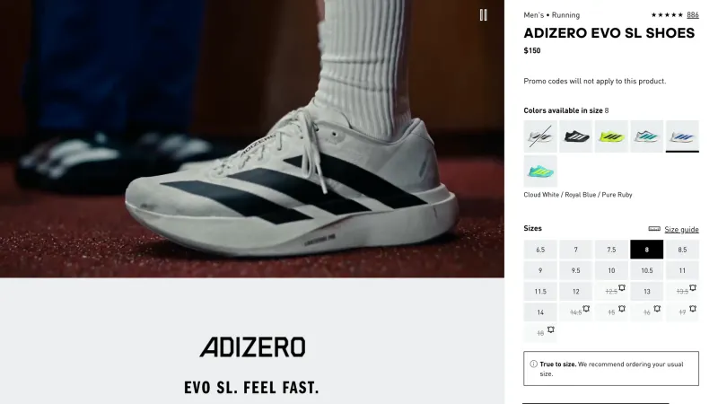 Adidas — E-commerce, интерфейс, скриншот 10/151