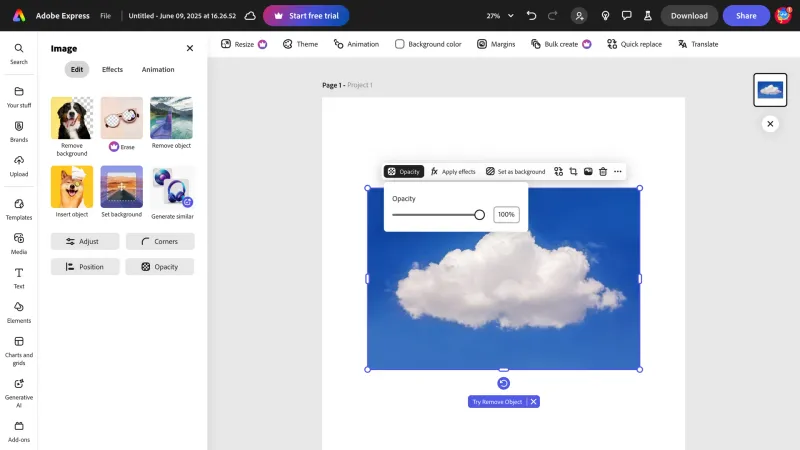 Adobe Express — Design, интерфейс, скриншот 6/595
