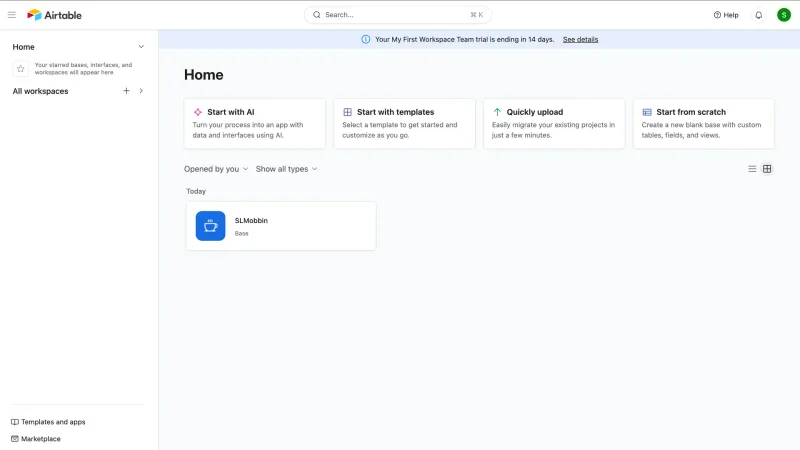 Airtable — Productivity, интерфейс, скриншот 4/668