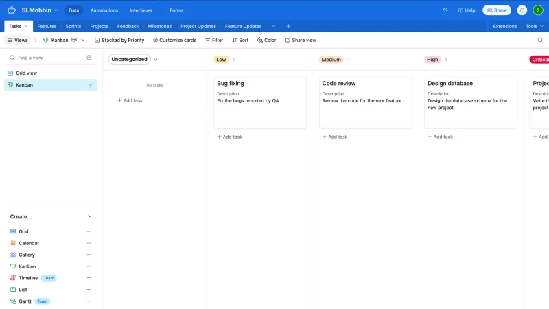 Airtable — Productivity, интерфейс, скриншот 5/668