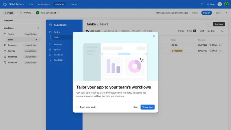 Airtable — Productivity, интерфейс, скриншот 9/668