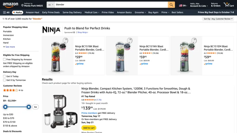 Amazon — E-commerce, интерфейс, скриншот 11/454