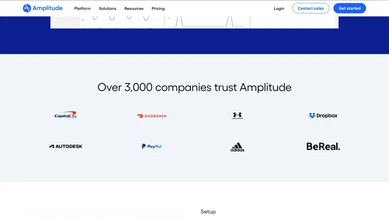 Amplitude — Analytics, интерфейс, скриншот 3/456