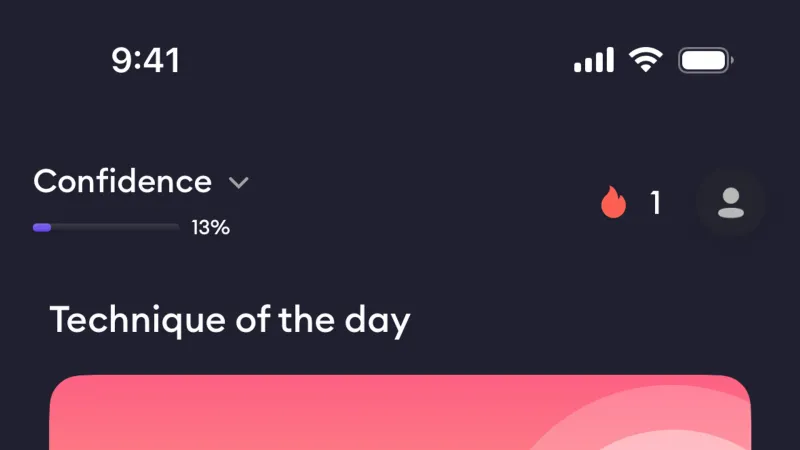 Dark Mode — Ahead, Health UI