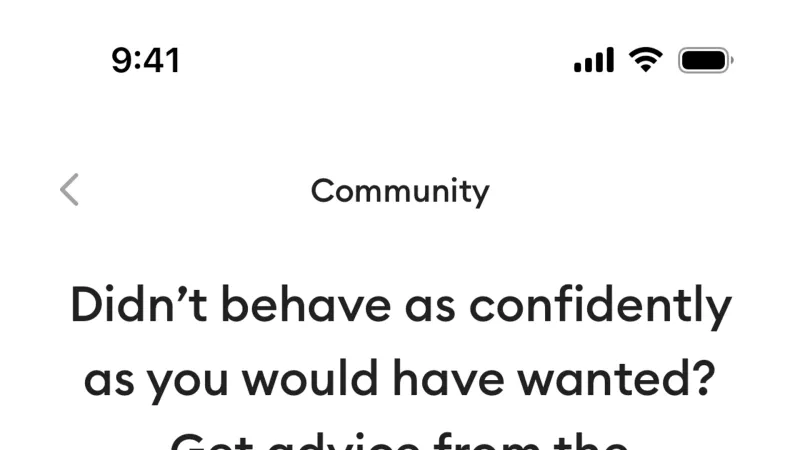 Like & Upvote — Ahead, Health UI