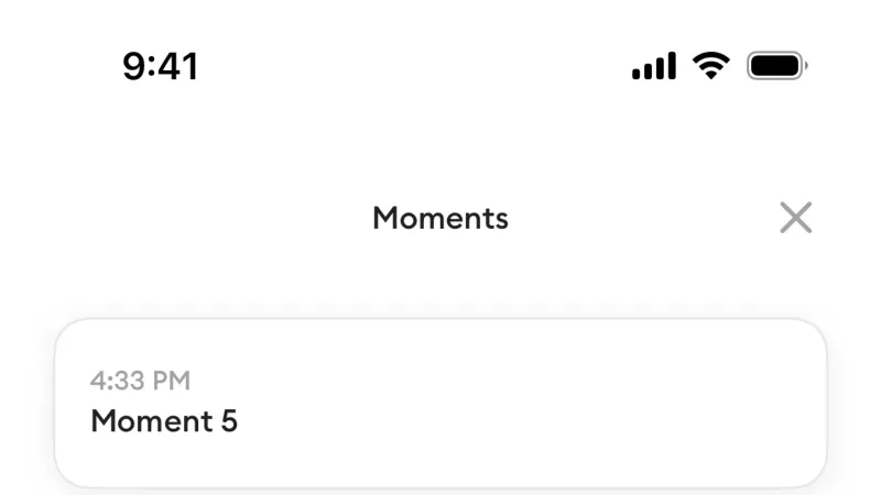 Date & Time — Ahead, Health UI
