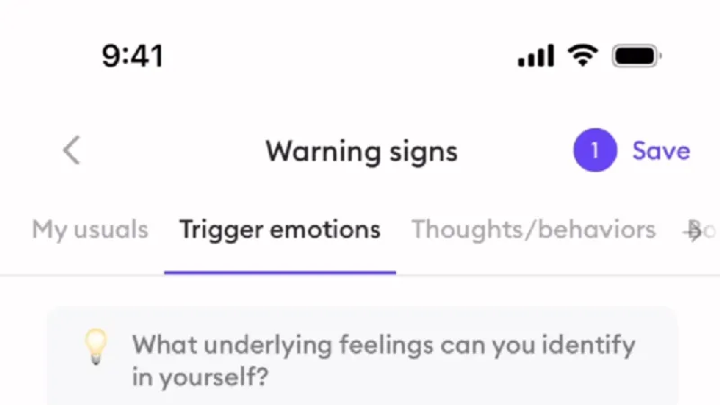 Tile — Ahead, Health UI